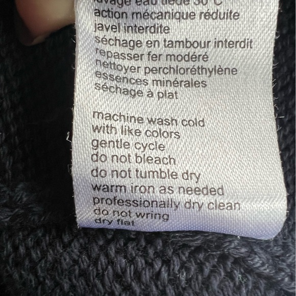 Lacoste Sweater Vest Womens 42 L Preppy Navy Knit Pullover Vest - Picture 6 of 8